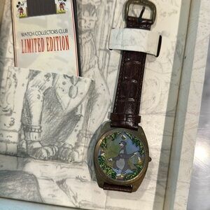 The Disney Store Watch Collectors Club Jungle Book Baloo Watch